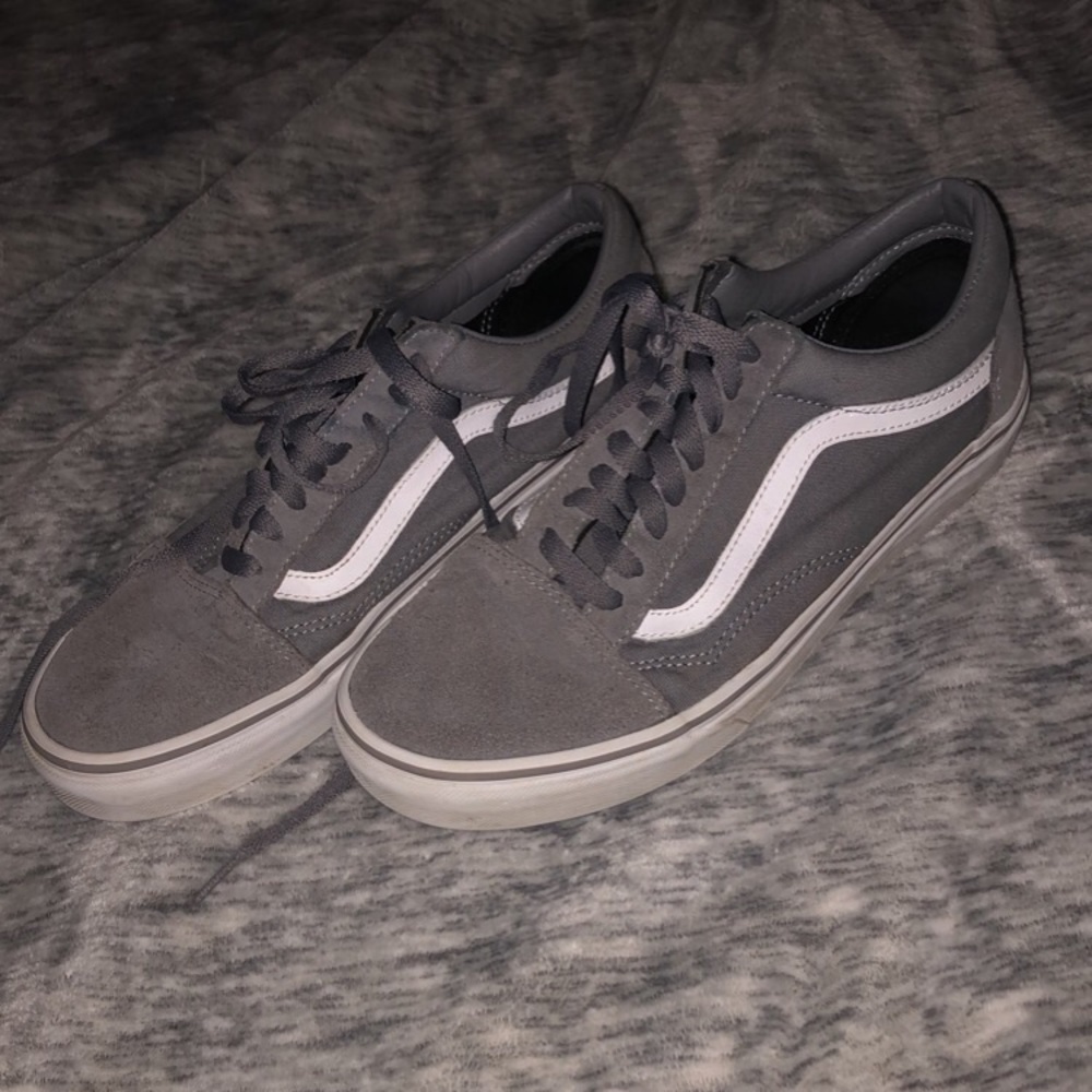 grey old skool vans US women’s 10 US men’s 8.5